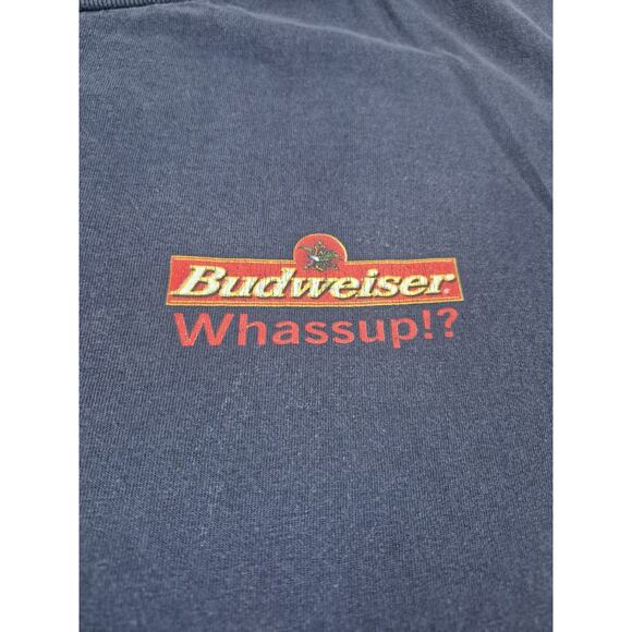 Vintage 2000 Budweiser Whassup Shirt Large - Picture 3 of 6